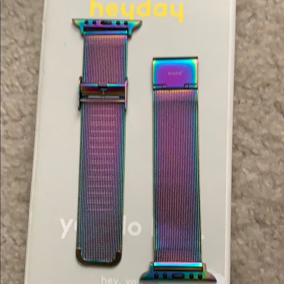 heyday Accessories - Heyday Apple Watch mesh Band iridescent 38/40 mm